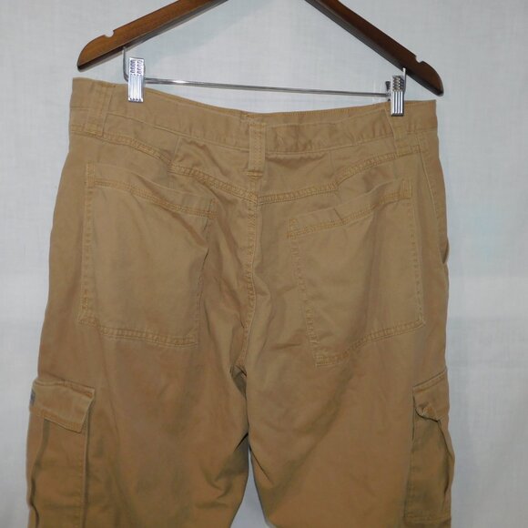 WRANGLER Fleece Lined Tan Cargo Pant Mens 36" x 29" ** READ - Picture 8 of 9
